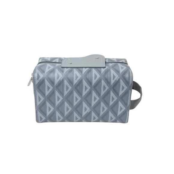 Dior Gray Toiletry CD Case Shoulder Bag Christian Diamond - Picture 1 of 10
